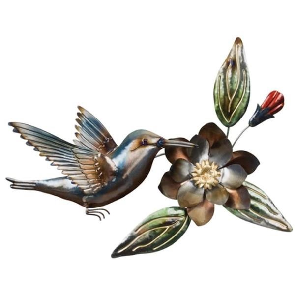 Regal Art & Gift Hand-Painted Hummingbird; Bronze & Gold REGAL12656
